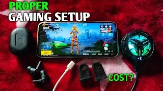 PROPER MOBILE GAMING SETUP FOR Infinix GT 30 Pro🔥BEST BGMI BEST GAMING COOLER FOR MOBILE UNDER 500❤