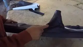 Como Tapizar La Palanca de Velocidades  shift boot de un Masda