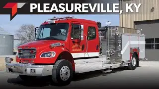 Pleasureville, Kentucky, Toyne Pumper Fire Apparatus Delivery