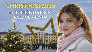 کریسمس در کاخ شونبرون وین  🎄😍 | Christmas at Schönbrunn Palace Vienna 4K Walk