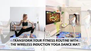 Wireless induction yoga dance mat