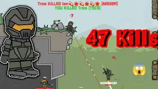 Mini militia 47 Kills🤫😱 ][ Map : High Tower ][ op guns🤫.......#minimilitia #gaming #gameplay #battle