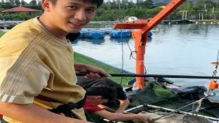 廣東老闆小瞧我説我釣不到巨型龍躉？今天我必須給他露一手#fishing #熱門