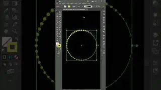 Make Point Effect in Adobe Illustrator cc Tutorial | Dotted Circle | Create Dotted Spiral Vortex