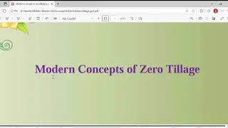 Современная концепция нулевой обработки почвы и ее важность #НулеваяОбработка