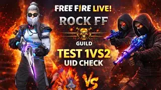 RG ROCK FF is live stream guild test uid sreach and freind list coming guys custom 4vs4 #shortsfeeds