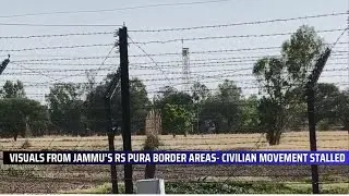 Visuals from Jammu&rsquo;s RS Pura border areas- civilian movement stalled | JK News Today
