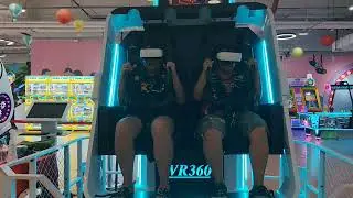 VR 360 @ ROBINSON DASMA #couple #family 