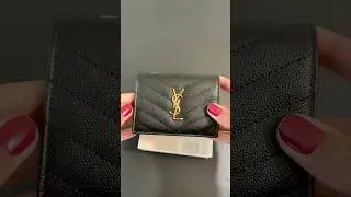 YSL Cassandre Matelass&eacute; Card Case Unboxing