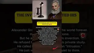 Why Alexander Graham Bell hated the phone... ☎️😡 #Shorts #respect #kindness
