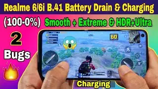 Realme 6/6i B.41 new update Full review | Realme 6i bgmi battery drain & charging test