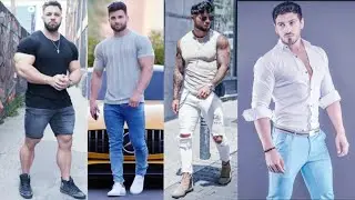 Muscle Men Fit Dressing Style | Best 2021 Muscle Men Fashion | Men's Muscle Clothing Style 2k21_ZHF