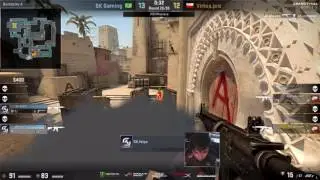 TaZ 1v2 clutch to complete the 3k (Mirage) Final DreamHack Masters Las Vegas 2017 vs Sk Gaming