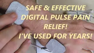 SAFE and EFFECTIVE Digital Pulse Pain Relief Device| TENS UNIT HealthmateForever REVIEW