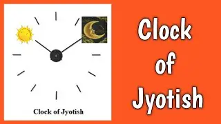 Clock of jyotish - Astrological clock - A unique  ancient approach