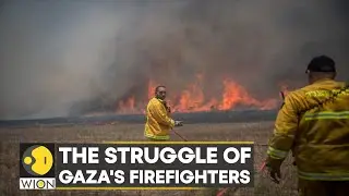 Struggle of Gaza's firefighters: Ill-equipped firefighters struggle to douse fire | English News