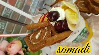 recipe of samadi icecream // food Desire by u&s// fruits with icecream