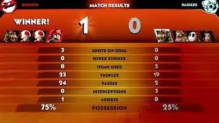 Mario Strikers: Battle League (Solo, Normal Mode, Cannon Cup - Speedrun WR) 13:57