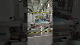 Save Labor Costs with This 2 robot Arm Automatic #paperbag #handlepastingmachine for small bag#Robot