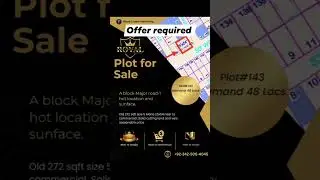 Newcityphase2 wahcantt 5 marla hot located plot on major road A block for sale contact#03425064045