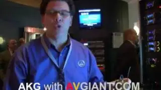 AKG IVM 4 Wireless In-Ear Monitor System @ NAMM w/ AVGIANT