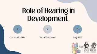 Role of Hearing in Development