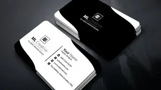 #02 Professional Business Card Design in CorelDraw X6 Tutorial with ML Creative