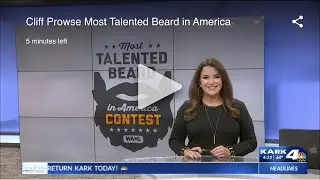 Cliff Prowse on KARK 4 News - Most Talented Beard in America