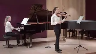 Janay Tulenova. F.Schubert. Violin Sonata D.385