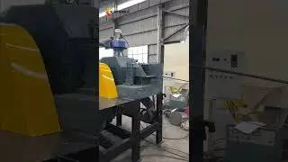 Aluminum core steel stranded wire (ACSR) recycling equipment display #recycle