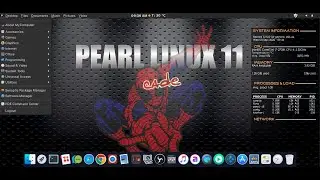 Linux Pearl 11 PDE Debian + Ubuntu MacOS Stile | Compiz 3D Effects