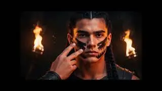 Tribal war-painting ritual Music Video  [AI]