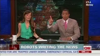 Robots writing the news