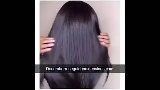 Princess Silky Straight Extensions Available at December Rose Golden Extensions