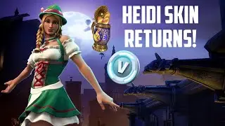 Fortnite Heidi Skin is Back! (Gameplay)