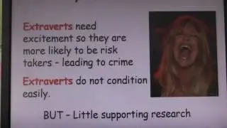 Forensic criminal personality