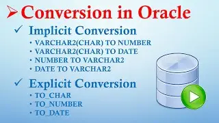20 Conversion in Oracle | Implicit Conversion | Explicit Conversion || CodeCelebration