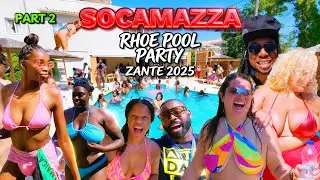 Wet & Wild @ Soca Mazza Rhoe Zante POOL PARTY Part 2 Greece Summer 2025