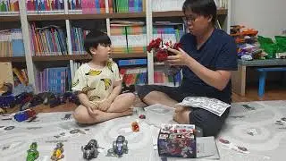 [땅연튜브]갤럭시킹(큐렌오)와 사자와 합체