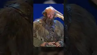 The strong dwarf Broke EVERYTHING on the Hobbit set!