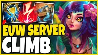 RANK 1 NEEKO SUPPORT VISITS EUW SERVER FOR THE FIRST TIME - League of Legends