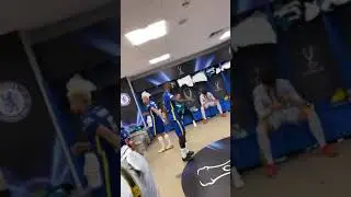 rudiger and jorginho celebrating there super cup victory in a grand style dance 💙🔥😂