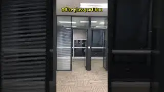 Aluminum office glass partitionTempered glass Aluminumpartition #officepartition #glasspartition