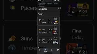 NBA Basketball Scores #nationalbasketballassociation