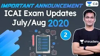 ICAI EXAM UPDATES Dated 15th June 2020 for JULY/AUG 2020 STUDENT | OPT-OUT Option given by ICAI