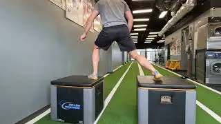 Split Box Jump to Wall Drive