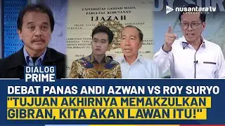 Memanas! Andi Azwan Ngegas ke Roy Suryo: Memakzulkan Gibran, Itu Tujuan Akhirnya! | NTV