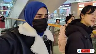 PAKISTANI GIRL 🇨🇳🇵🇰: Surviving Alone with Chinese people | Muslims in China | Moeeza Vlogs #explore 