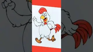 Hen Drawing #hen #chick #drawing #draw #birds #kids #cartoon #art #sketch #artist #painting #shorts