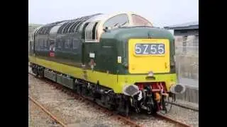 Napier Deltic Class 55 Loco, Penzance 30 June 13